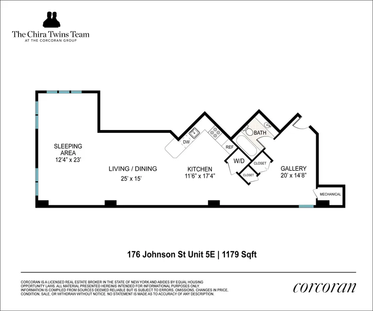 176 Johnson Street, 5E | floorplan | View 10