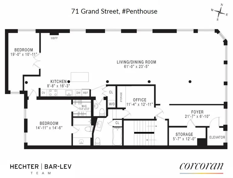 71 Grand Street, PH | floorplan | View 5