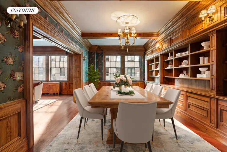 New York City Real Estate | View 1165 Park Avenue, 6C | Formal Dining Room | View 6