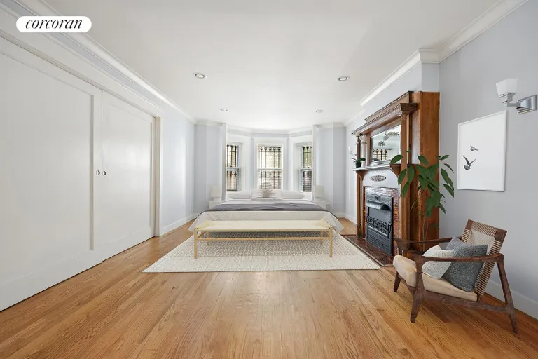 New York City Real Estate | View 532 8th Street | Garden floor bedroom | View 14