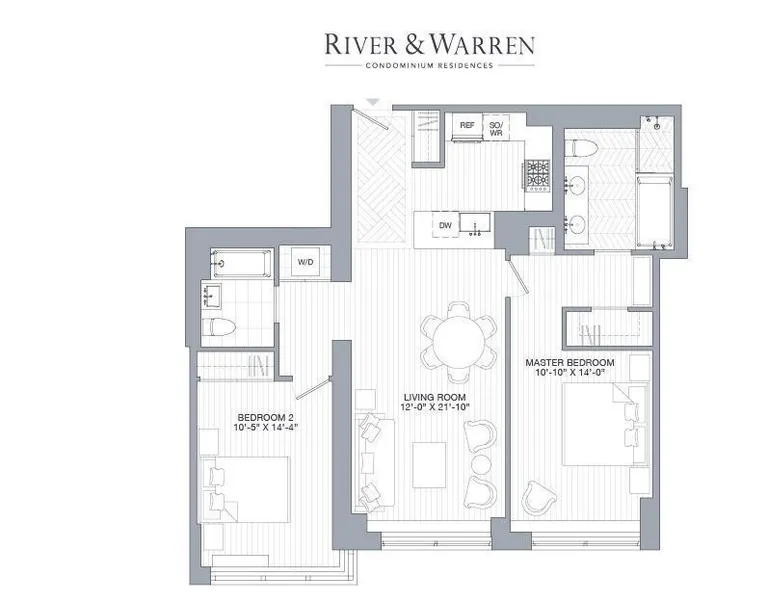 22 River Terrace, 3R | floorplan | View 14