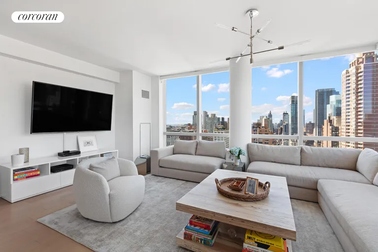New York City Real Estate | View 400 Park Avenue South, 31C | Living Room | View 2
