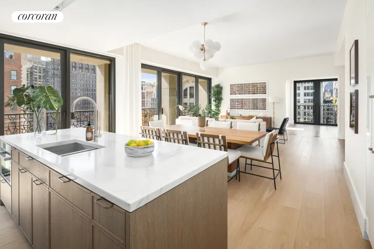 New York City Real Estate | View 39 West 23rd Street, 17A | 3 Beds, 3 Baths | View 1