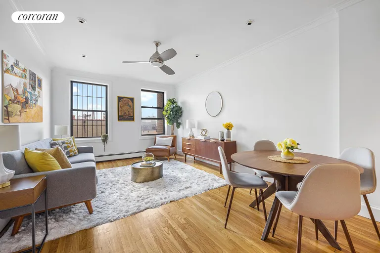 New York City Real Estate | View 295 Saint Johns Place, 4G | Dining/Living Combo | View 2