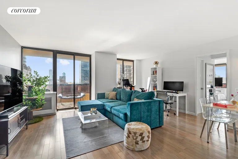 New York City Real Estate | View 311 East 38th Street, 18B | Living Room | View 4