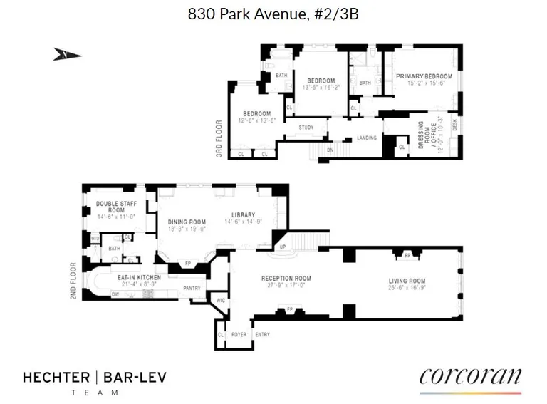 830 Park Avenue, 2/3B | floorplan | View 11