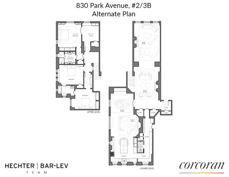 830 Park Avenue, 2/3B | floorplan | View 12