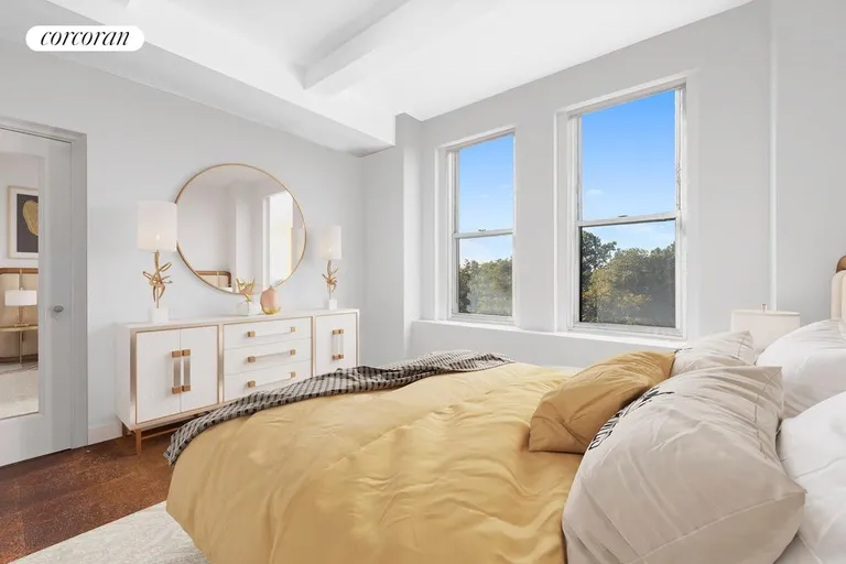 New York City Real Estate | View 310 Riverside Drive, 406 | Bedroom | View 5