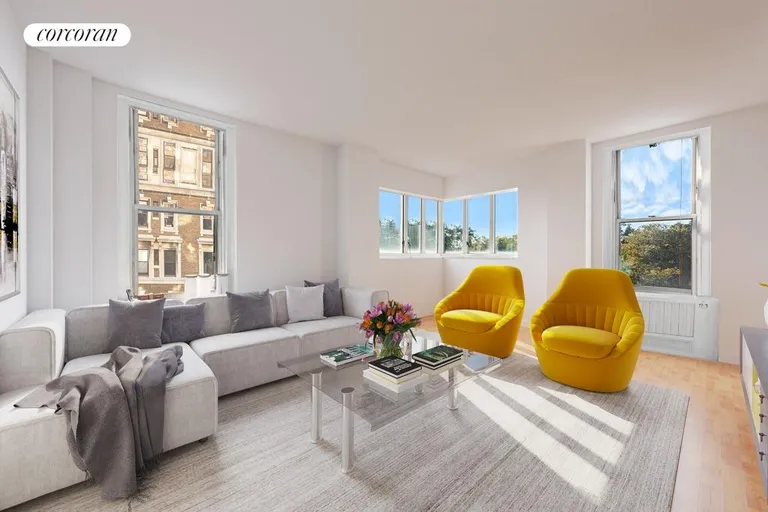 New York City Real Estate | View 310 Riverside Drive, 406 | 1 Bed, 1 Bath | View 1