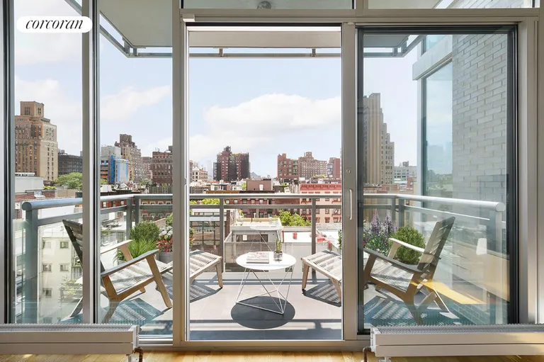New York City Real Estate | View 246 West 17th Street, 6C | Balcony | View 4