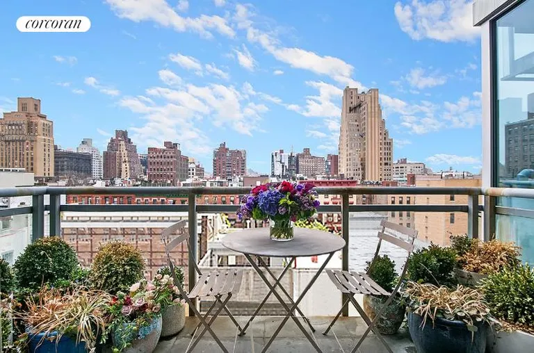 New York City Real Estate | View 246 West 17th Street, 6C | Balcony | View 5