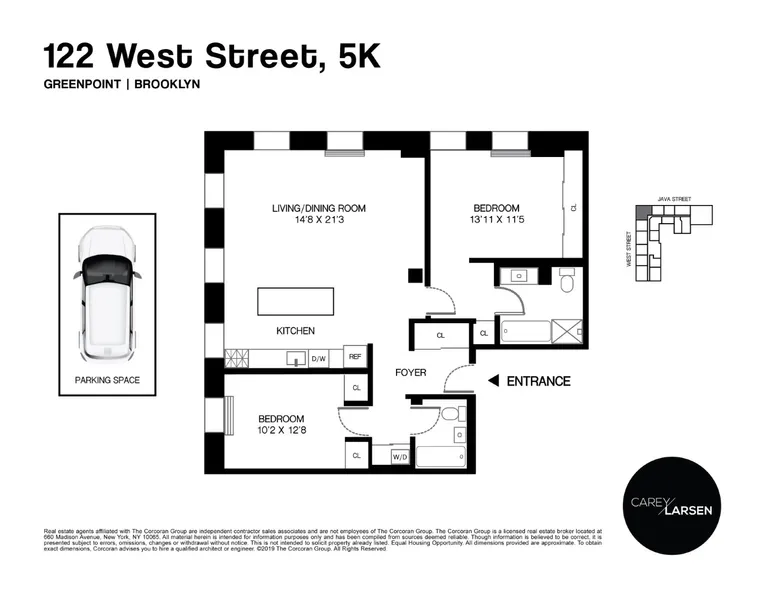 122 West Street , 5K | floorplan | View 23