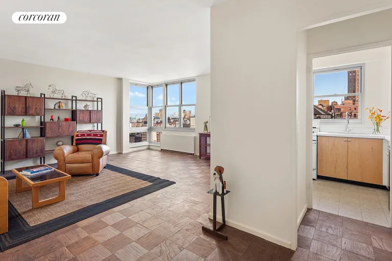 New York City Real Estate | View 80 Central Park West, 20H | LivingRoom/Kitchen | View 2