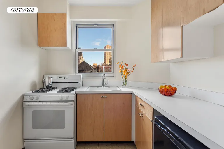 New York City Real Estate | View 80 Central Park West, 20H | Windowed Kitchen | View 5