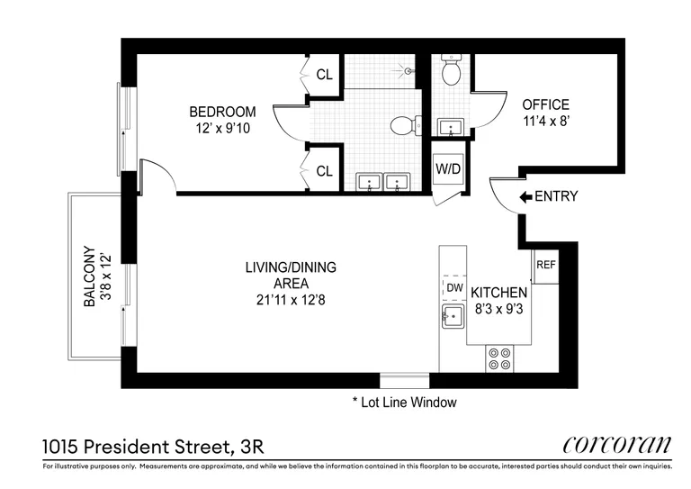 1015 President Street, 3R | floorplan | View 11