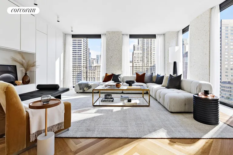 New York City Real Estate | View 16 West 40th Street, 25B | 2 Beds, 2 Baths | View 1