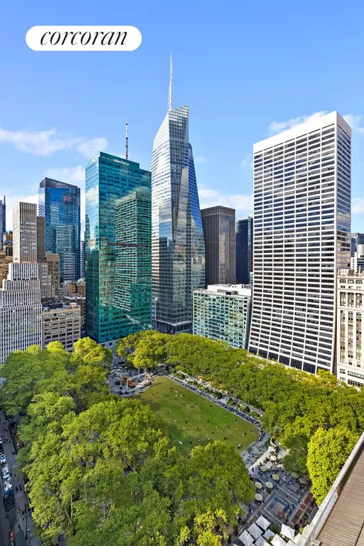 New York City Real Estate | View 16 West 40th Street, 25B | View of Bryant Park and Skyline | View 24