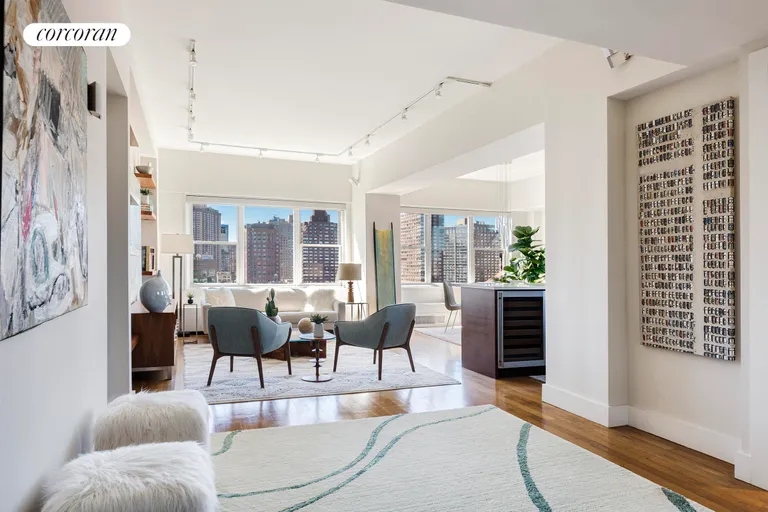 New York City Real Estate | View 15 West 72Nd Street, 23R | Living Room | View 2