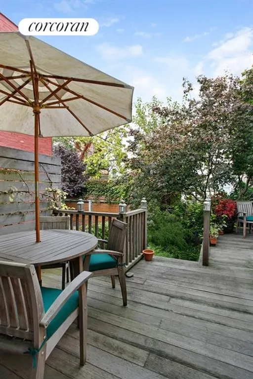 New York City Real Estate | View 307 13th Street | Spacious back deck w/BBQ | View 8