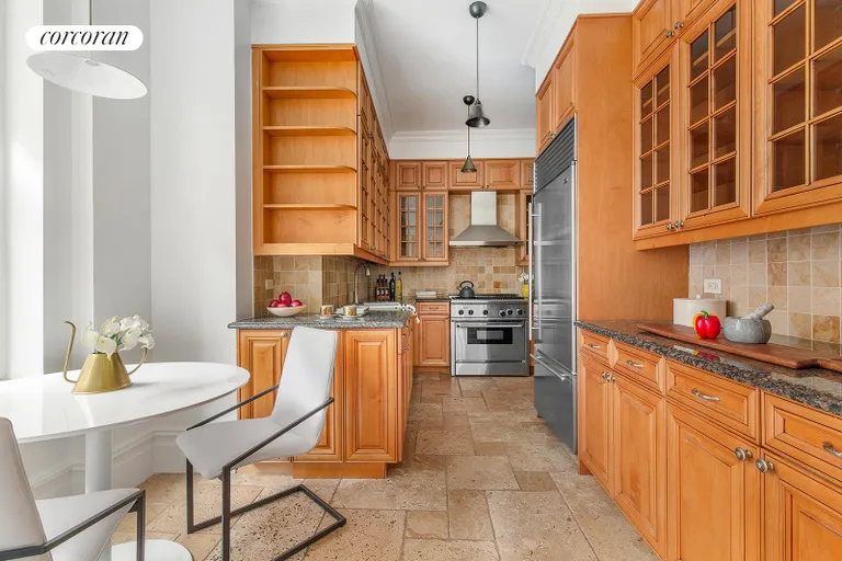 New York City Real Estate | View 190 Riverside Drive, 5A | Windowed eat-in kitchen | View 7