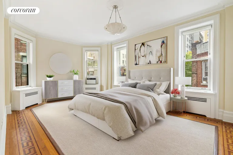 New York City Real Estate | View 190 Riverside Drive, 5A | Spacious primary bedroom | View 8