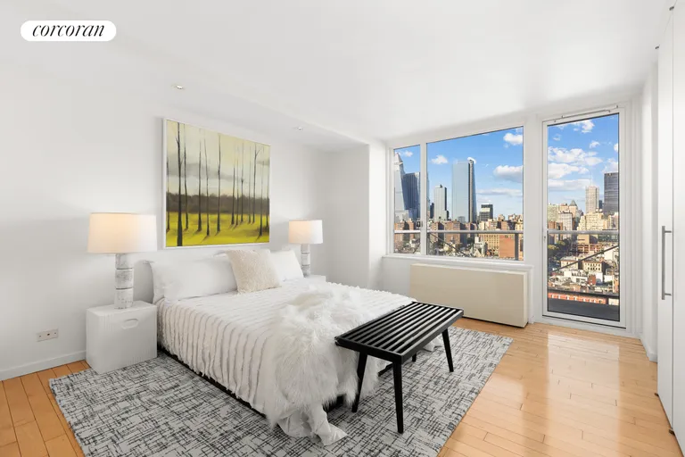 New York City Real Estate | View 270 West 17th Street, 19A | Primary Bedroom | View 7