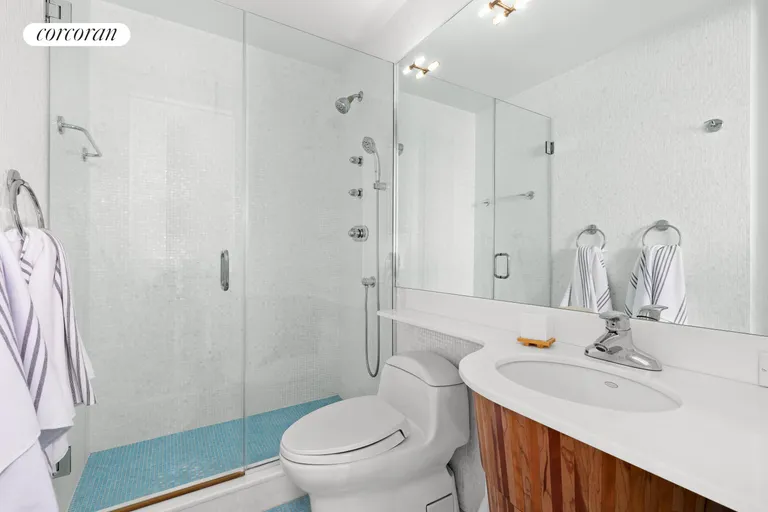 New York City Real Estate | View 270 West 17th Street, 19A | Primary Bathroom | View 9