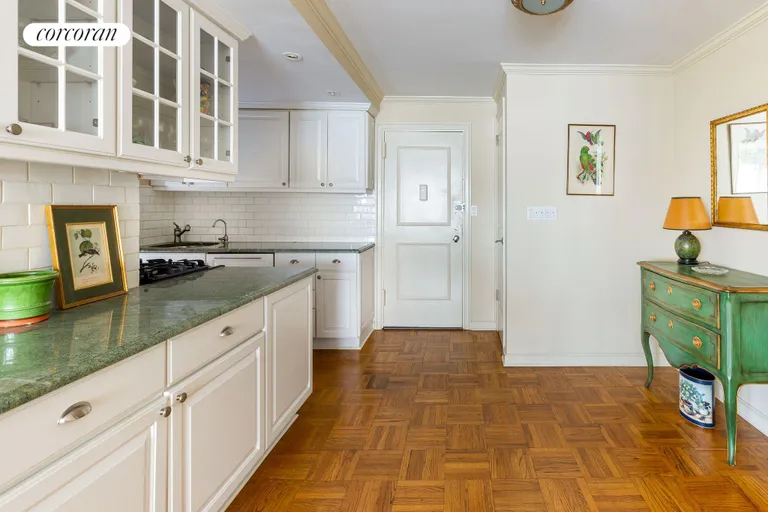 New York City Real Estate | View 201 East 66th Street, 15N | Entry and Kitchen | View 4