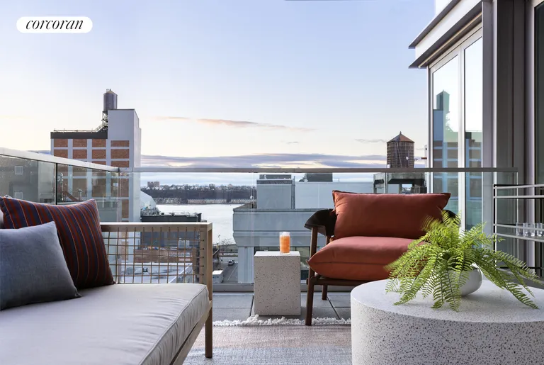 New York City Real Estate | View 547 West 47th Street, 908 | Private Terrace | View 6
