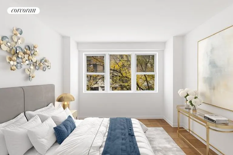 New York City Real Estate | View 77 East 12th Street, 3C | Virtually Staged Bedroom | View 3