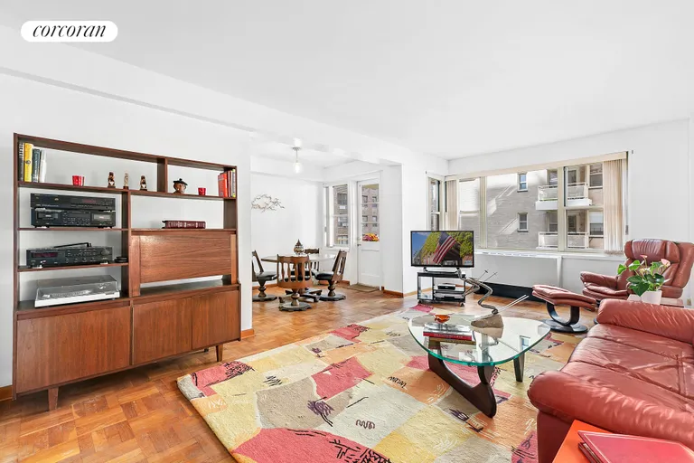New York City Real Estate | View 415 East 52Nd Street, 6EB | Current Living Room | View 6