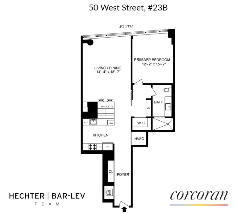 50 West Street, 23B | floorplan | View 5