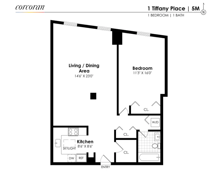 1 TIFFANY PLACE, 5M | floorplan | View 8