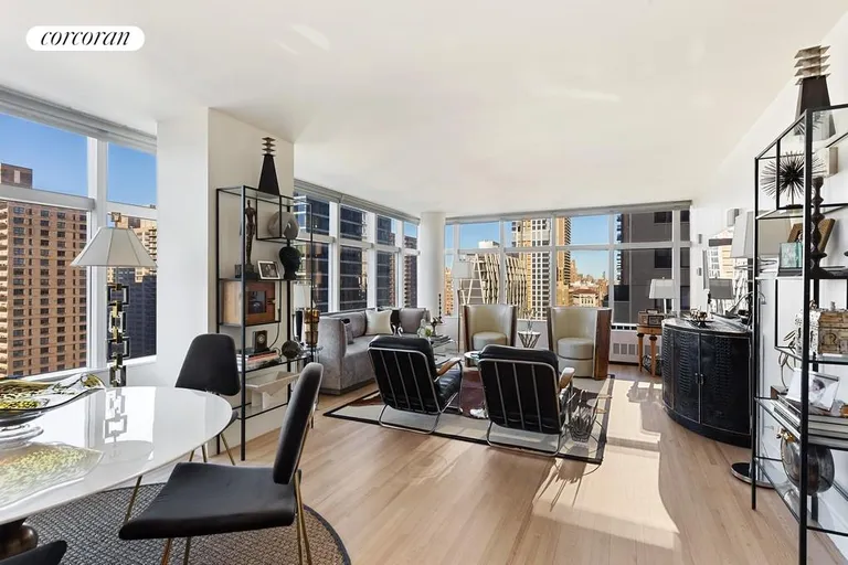 New York City Real Estate | View 160 West 66th Street, 18B | 1 Bed, 2 Baths | View 1