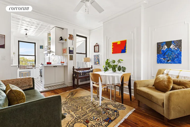 New York City Real Estate | View 483 12th Street, 4R | 2 Beds, 1 Bath | View 1