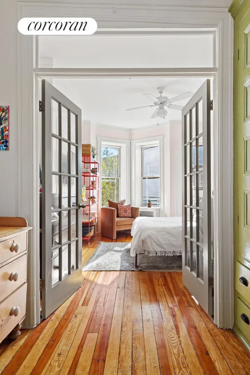New York City Real Estate | View 483 12th Street, 4R | French Doors to Bedroom | View 9