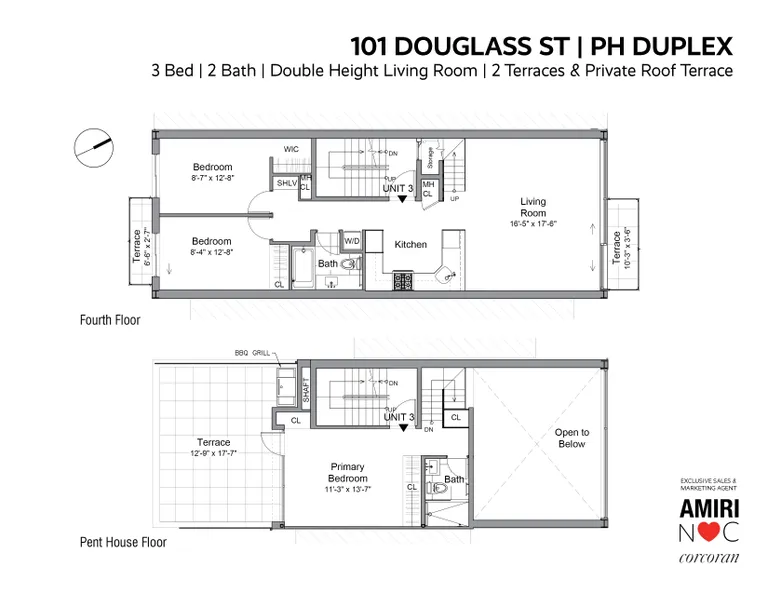 101 Douglass Street, PH | floorplan | View 15