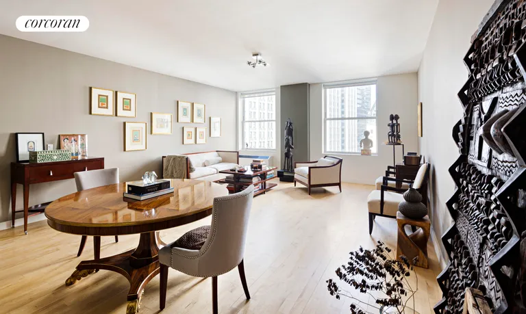 New York City Real Estate | View 15 Broad Street, 2406 | 1 Bed, 2 Baths | View 1
