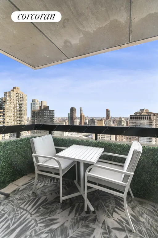 New York City Real Estate | View 347 West 57th Street, 28A | Private Outdoor Space | View 3