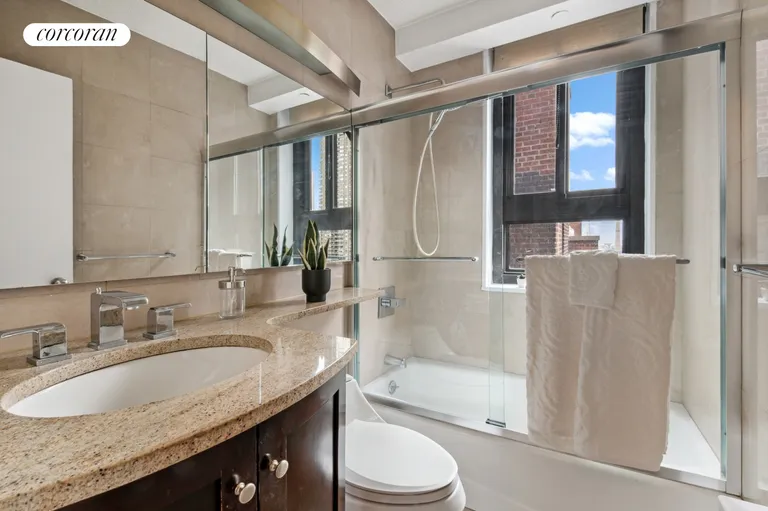 New York City Real Estate | View 347 West 57th Street, 28A | Full Bathroom | View 9