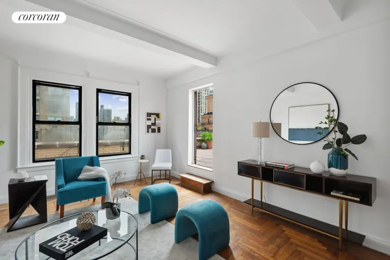 New York City Real Estate | View 308 East 79th Street, PHB | Living Room | View 2
