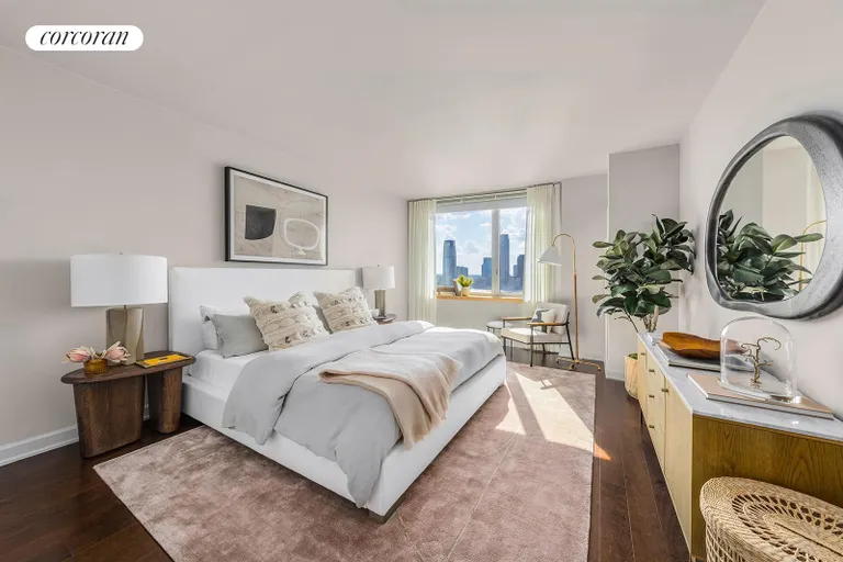 New York City Real Estate | View 20 River Terrace, 26B | Primary Bedroom | View 5