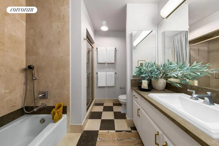 New York City Real Estate | View 20 River Terrace, 26B | Primary Bathroom | View 6