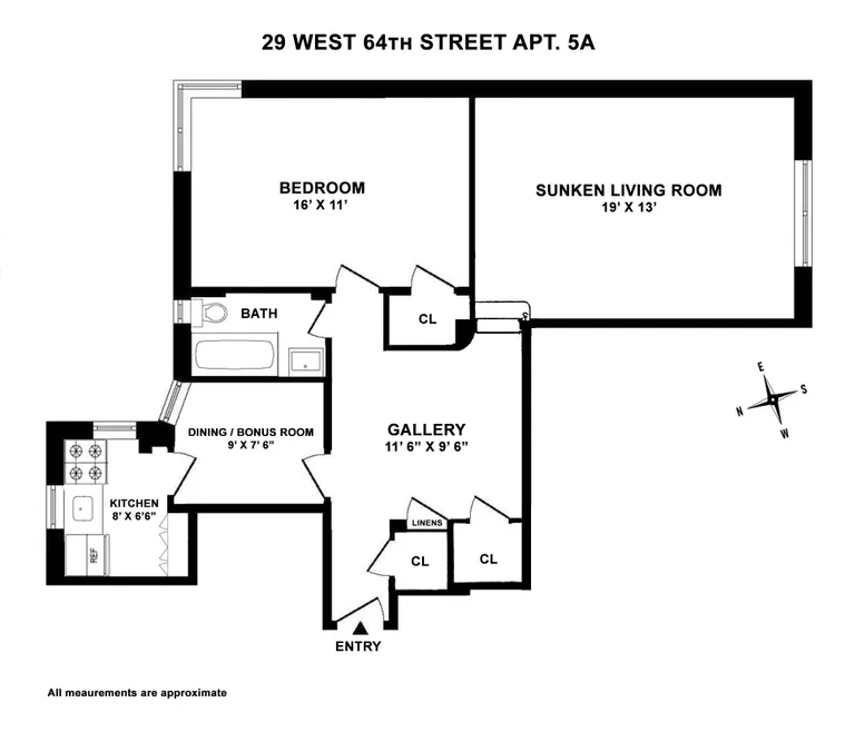 29 West 64th Street, 5A | floorplan | View 11