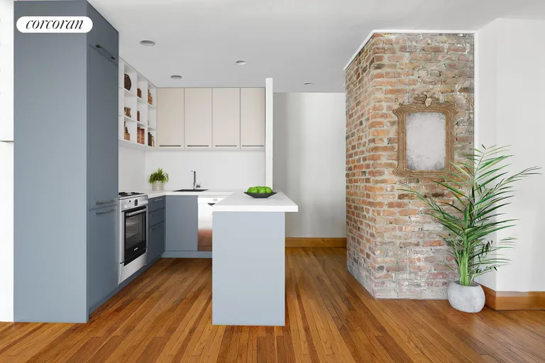 New York City Real Estate | View 149 Lafayette Avenue, 4A | Virtual Kitchen | View 3