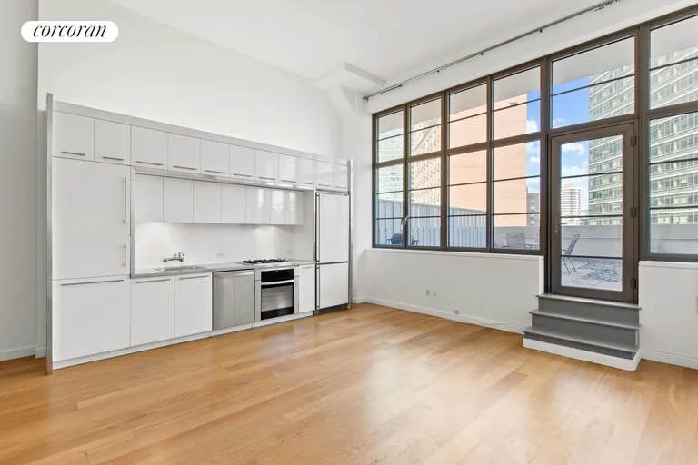 New York City Real Estate | View 27-28 Thomson Avenue, 606 | 1 Bed, 2 Baths | View 1