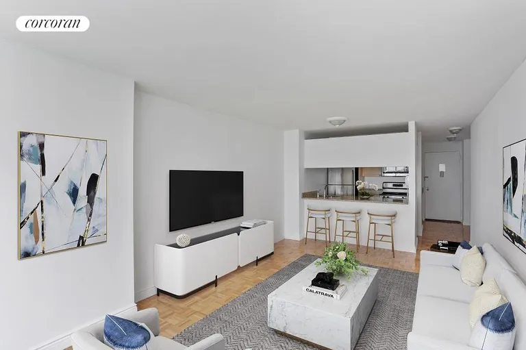 New York City Real Estate | View 200 Rector Place, 8F | 1 Bed, 1 Bath | View 1