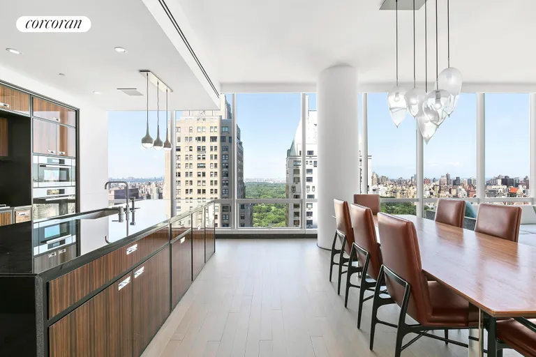 New York City Real Estate | View 157 West 57th Street, 37F | Dining Area | View 3