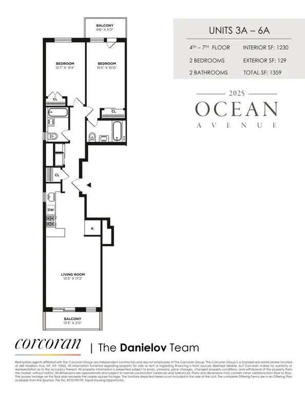 2025 Ocean Avenue, 4A | floorplan | View 9