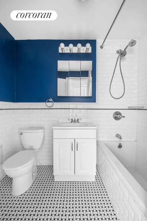 New York City Real Estate | View 235 West 102Nd Street, 2F | Primary Bathroom | View 7